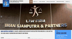 Desktop Screenshot of imansjahputra.com